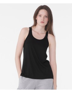 B-8800-Flowy Racerback Tank Top 2